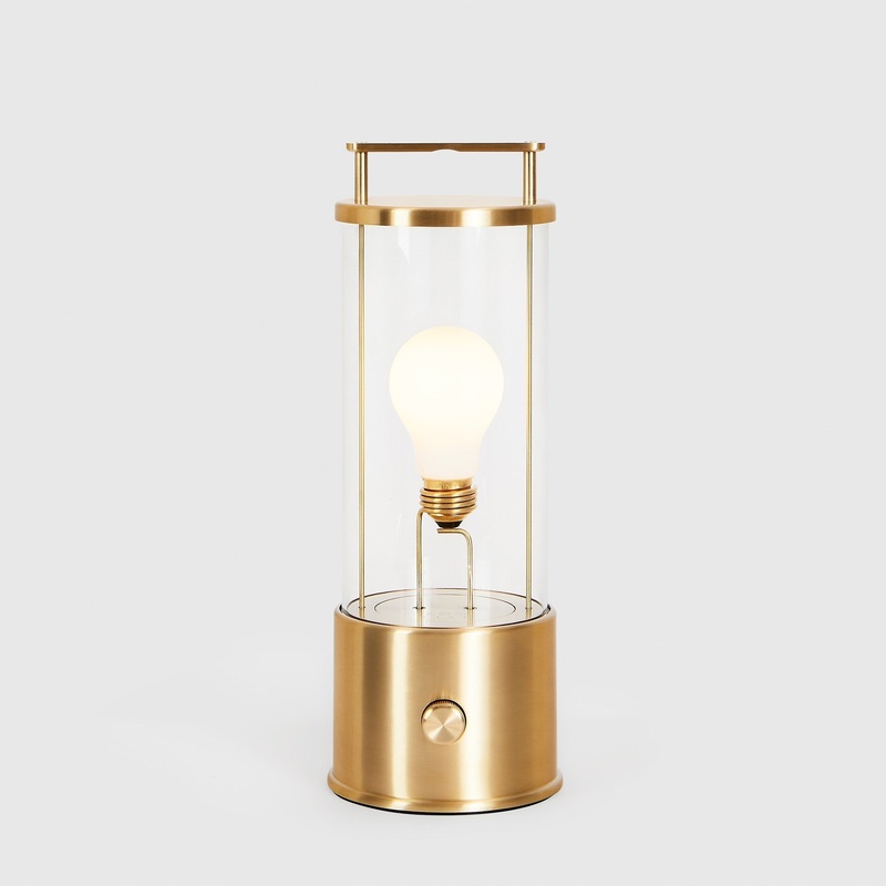 The Muse Portable Lamp in Solid Brass