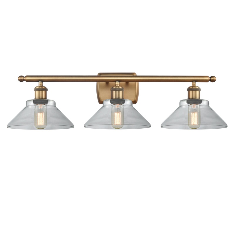 Innovations Lighting Orwell 3 Light Bath Vanity Light Part Of The Ballston Collection 516-3W-BB-G132-LED