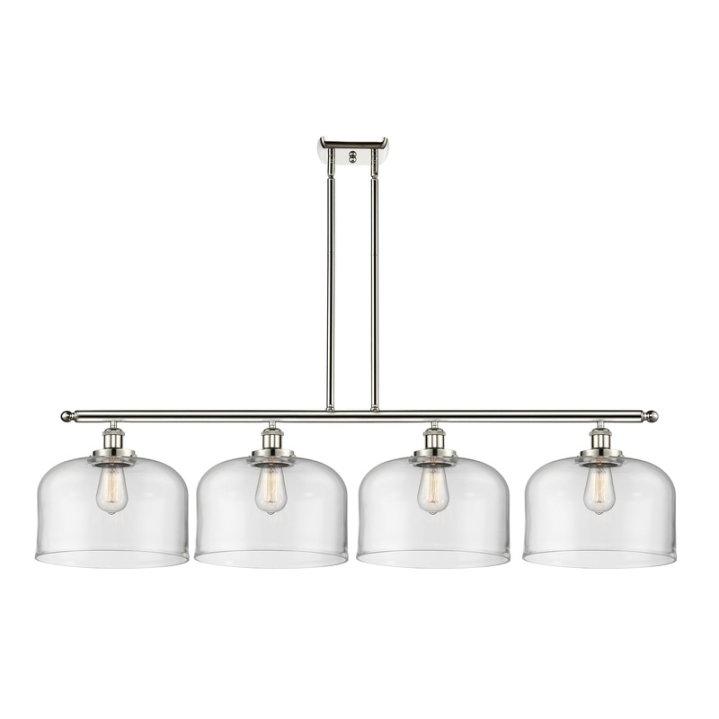Innovations Lighting X-Large Bell 4 Light Island Light Part Of The Ballston Collection 916-4I-PN-G72-L-LED