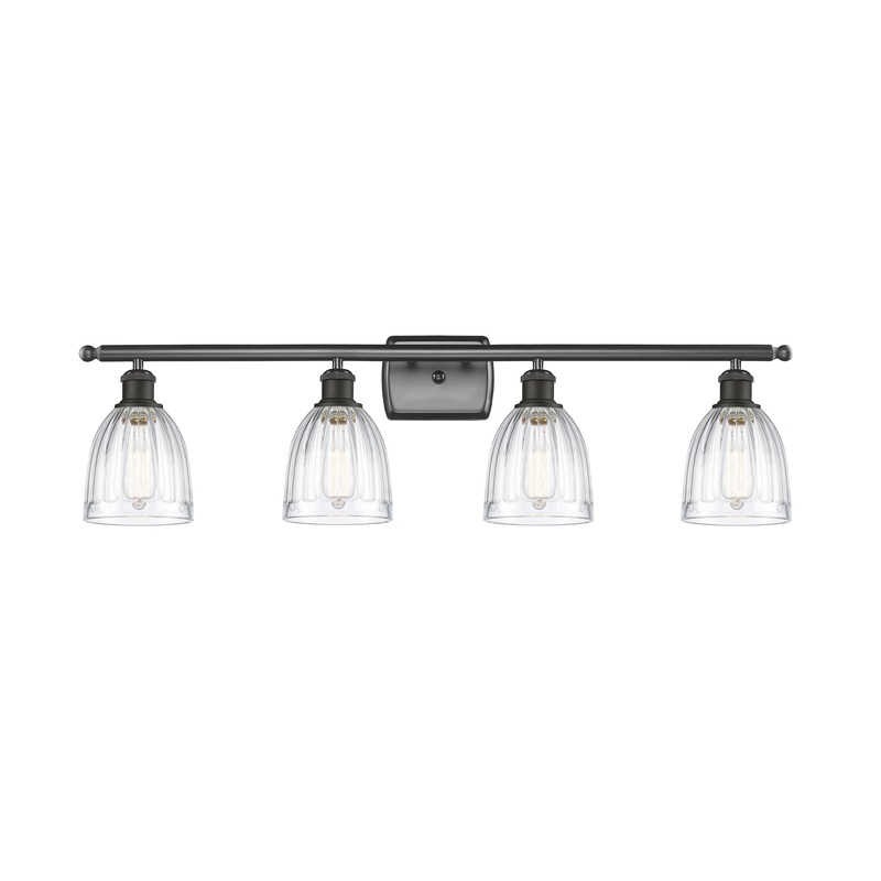Innovations Lighting Brookfield 4 Light Bath Vanity Light Part Of The Ballston Collection 516-4W-OB-G442