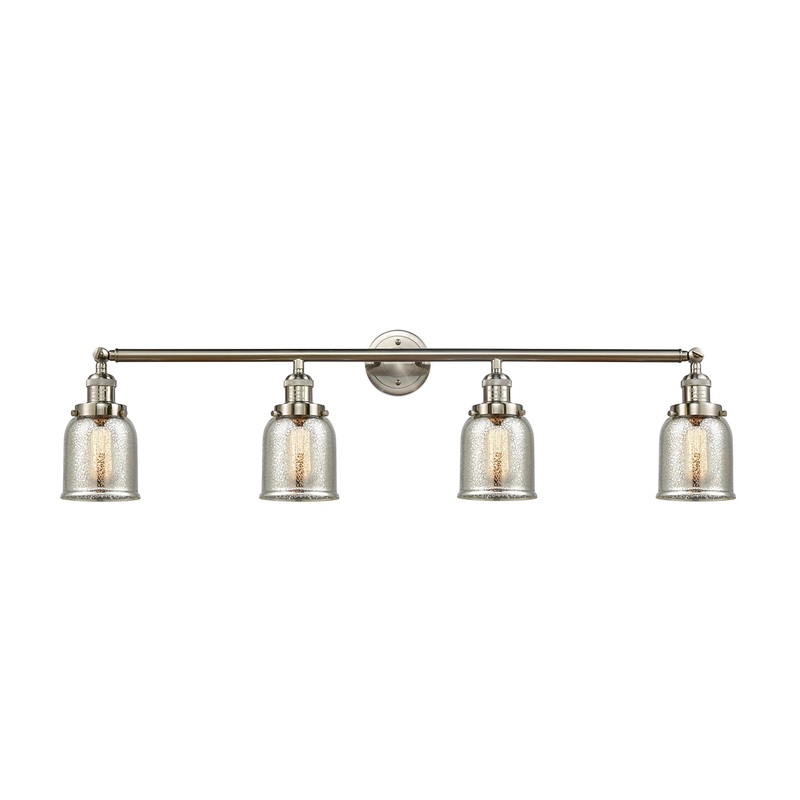Innovations Lighting Small Bell 4 Light Bath Vanity Light Part Of The Franklin Restoration Collection 215-SN-G58-LED