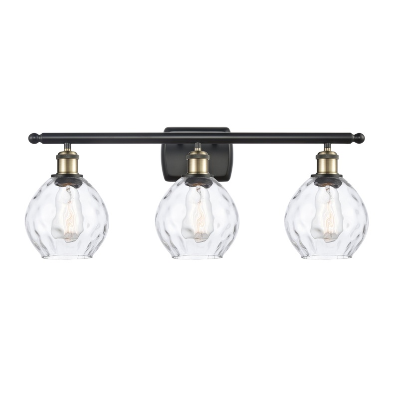 Innovations Lighting Small Waverly 3 Light Bath Vanity Light Part Of The Ballston Collection 516-3W-BAB-G362