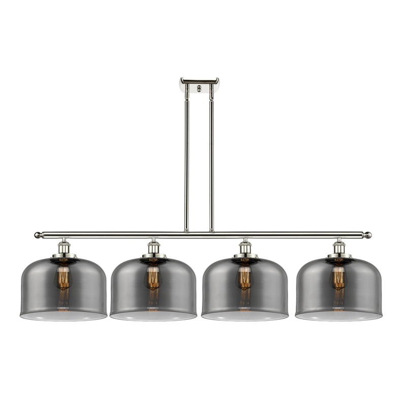 Innovations Lighting X-Large Bell 4 Light Island Light Part Of The Ballston Collection 916-4I-PN-G73-L-LED