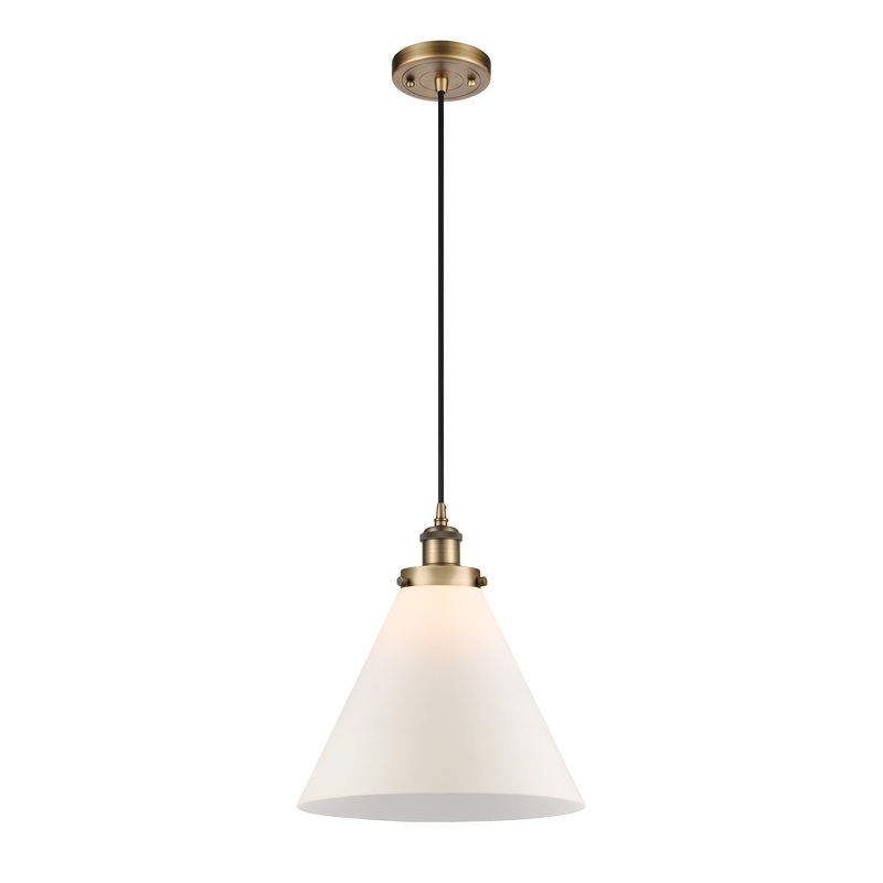 Innovations Lighting X-Large Cone 1 Light Mini Pendant Part Of The Ballston Collection 916-1P-BB-G41-L