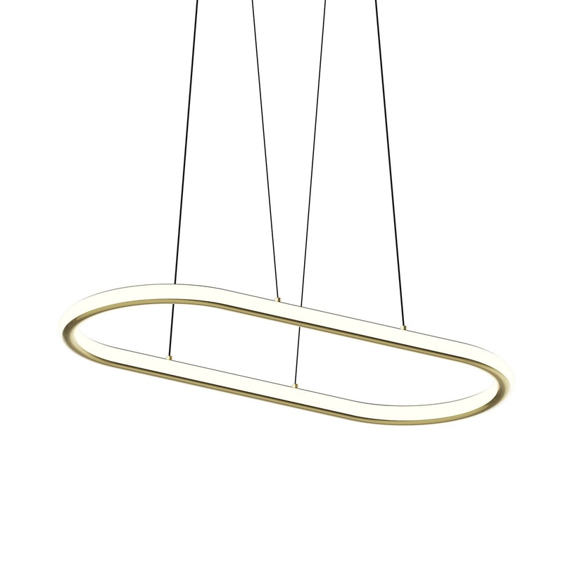 Luna LED Oval Pendant
