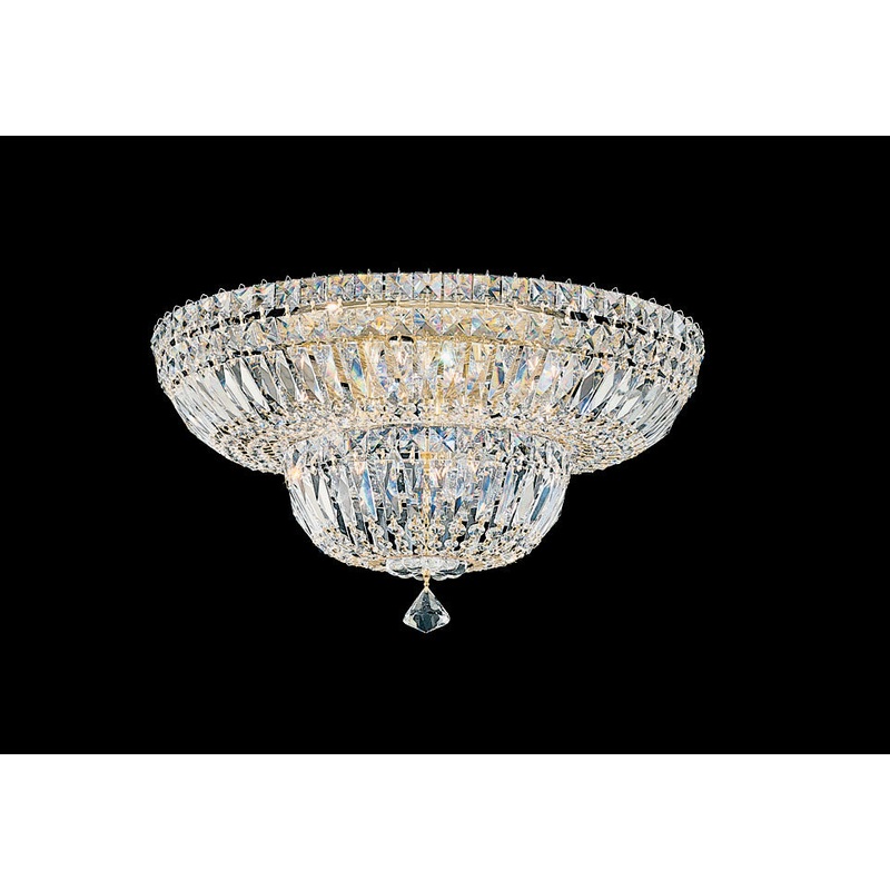 Petit Crystal Deluxe Double Ceiling Flush Light