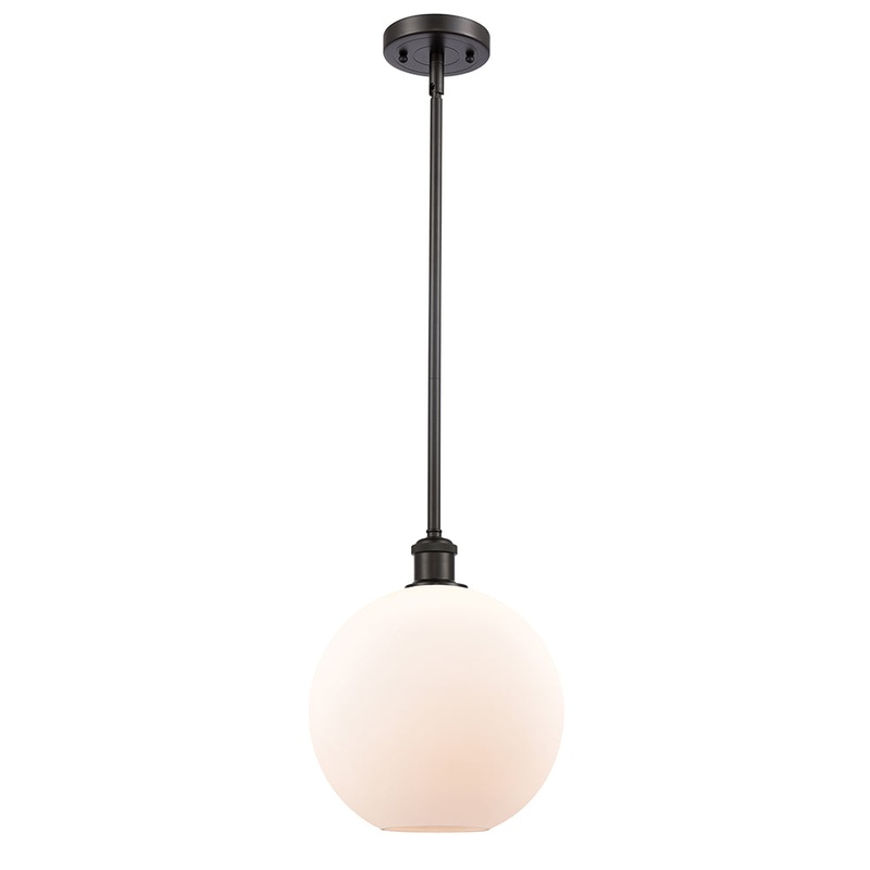 Innovations Lighting Athens 1 Light 10″ Mini Pendant 516-1S-OB-G121-10-LED
