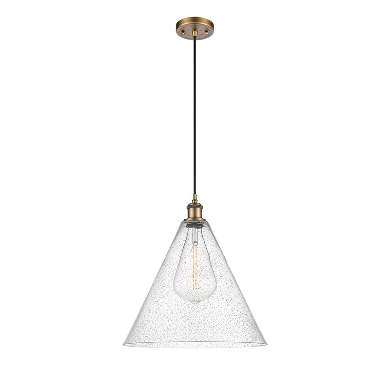 Innovations Lighting Ballston Cone 1 Light 16″ Pendant 516-1P-BB-GBC-164-LED