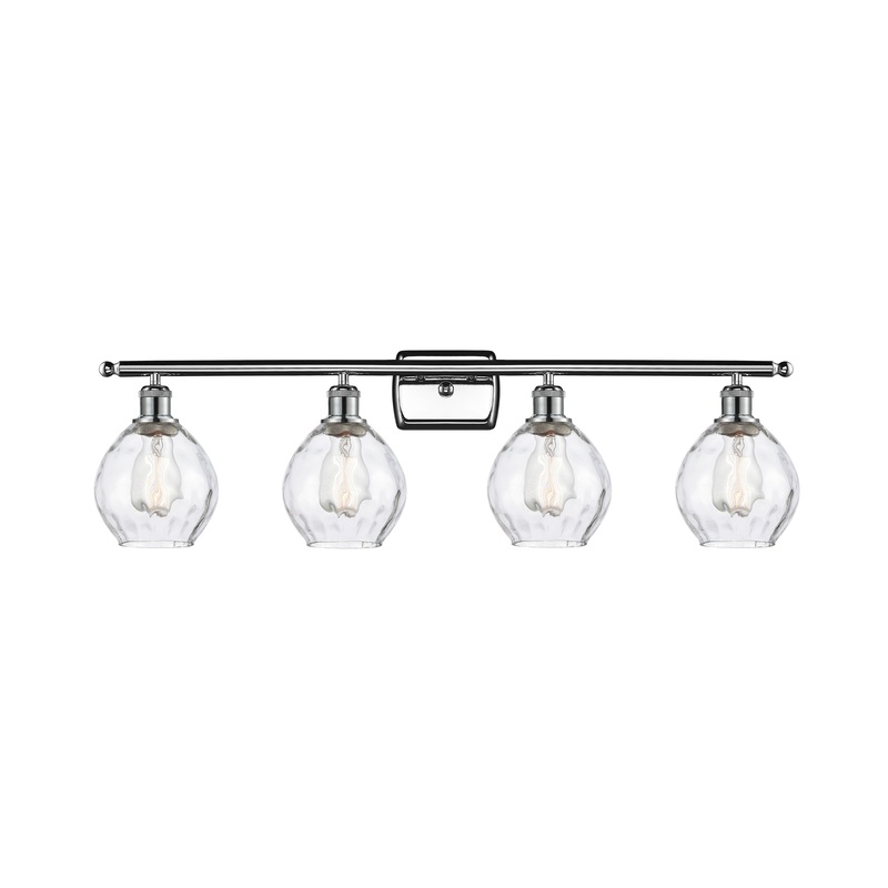 Innovations Lighting Small Waverly 4 Light Bath Vanity Light Part Of The Ballston Collection 516-4W-PC-G362