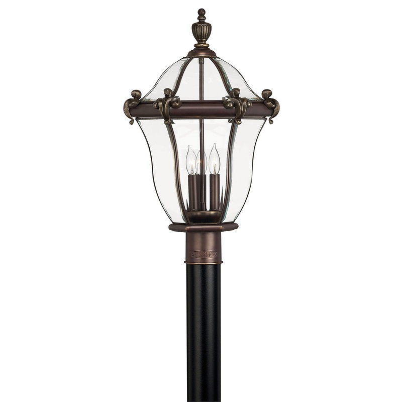 San Clemente 120V Outdoor Pier / Post Mount