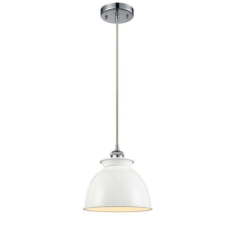 Innovations Lighting Adirondack 1 Light Mini Pendant Part Of The Ballston Collection 516-1P-PC-M14-W