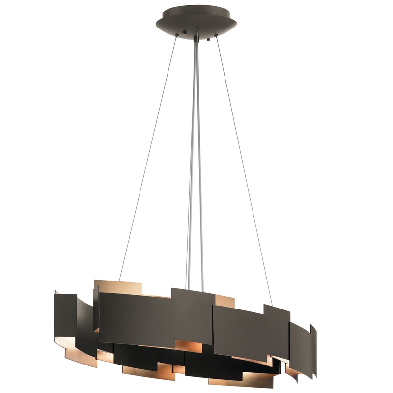 Moderne Linear Chandelier