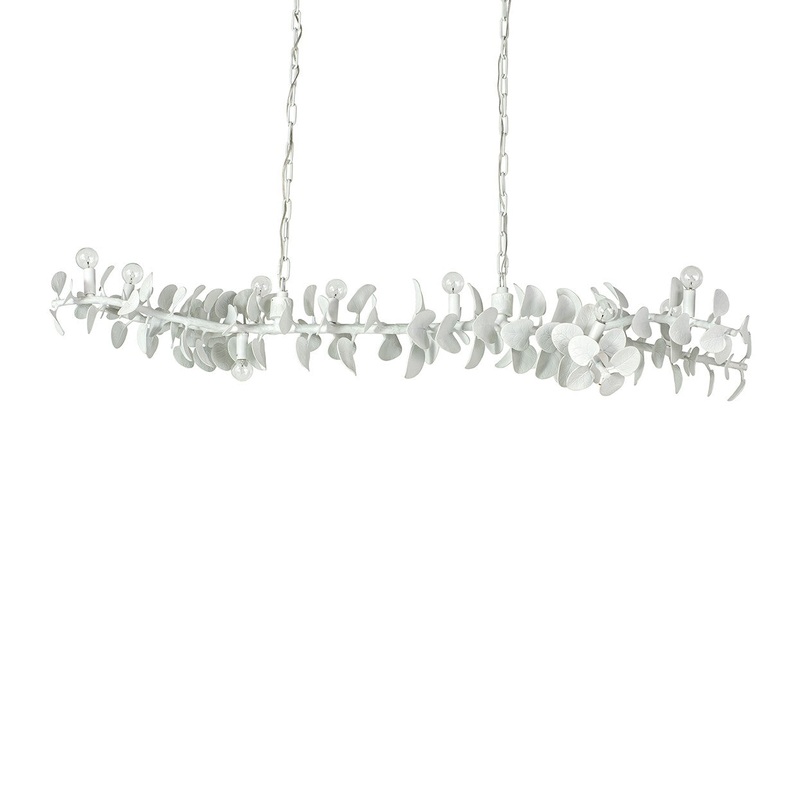 Eucalyptus Leaf Linear Chandelier