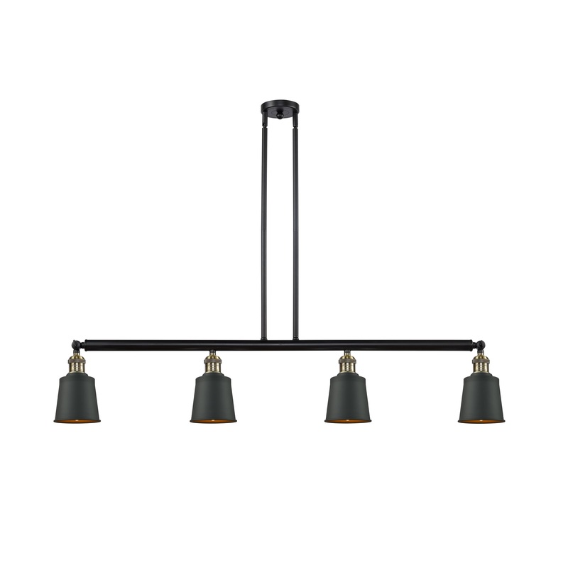 Innovations Lighting Addison 4 Light Island Light Part Of The Franklin Restoration Collection 214-BAB-M9-BK-LED