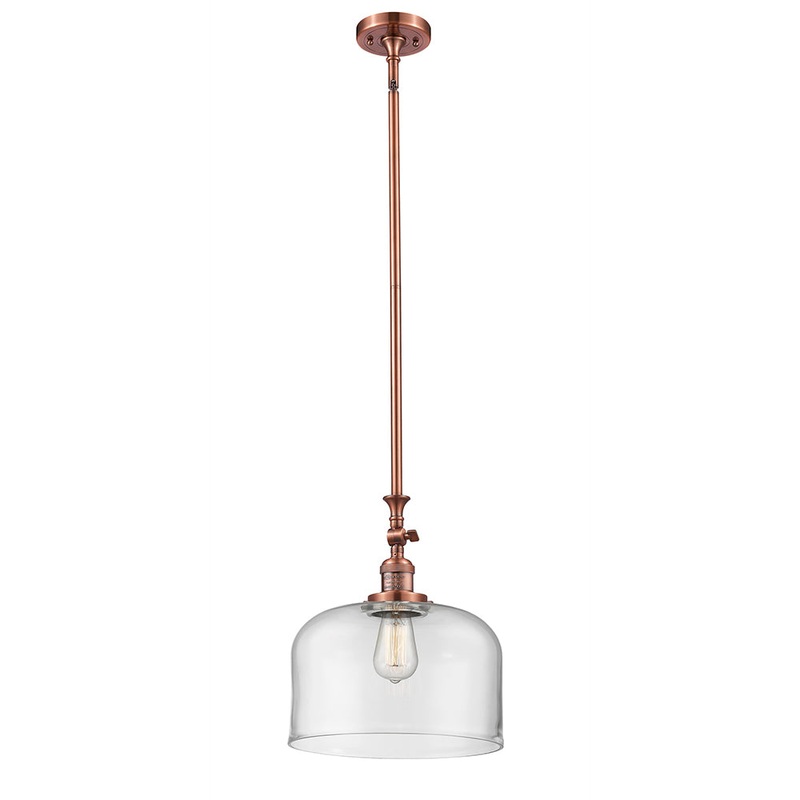 Innovations Lighting X-Large Bell 1 Light Mini Pendant Part Of The Franklin Restoration Collection 206-AC-G72-L-LED