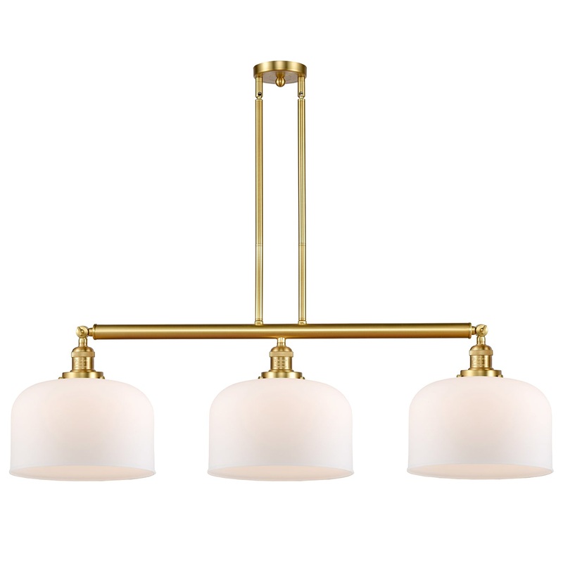 Innovations Lighting X-Large Bell 3 Light Island Light Part Of The Franklin Restoration Collection 213-SG-G71-L-LED