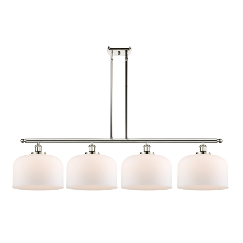 Innovations Lighting X-Large Bell 4 Light Island Light Part Of The Ballston Collection 916-4I-PN-G71-L-LED