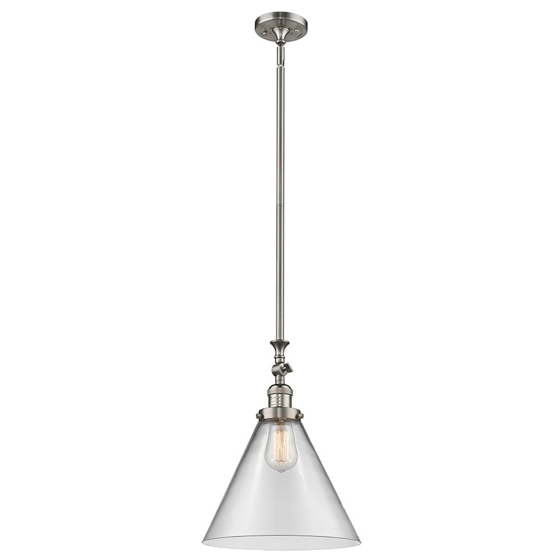 Innovations Lighting X-Large Cone 1 Light Mini Pendant Part Of The Franklin Restoration Collection 206-SN-G42-L-LED