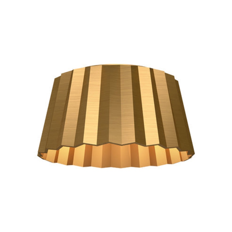 Plisse Flush Mount