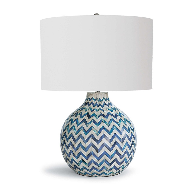 Chevron Table Lamp