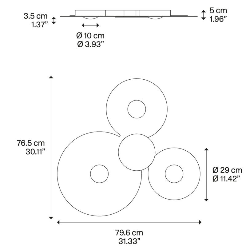 Bugia Mega Ceiling Flush Light
