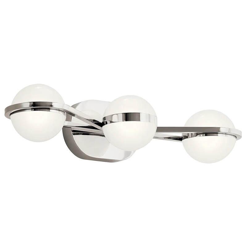 Kichler Brettin LED 3000K 24″ Vanity Light Polished Nickel 85092PN