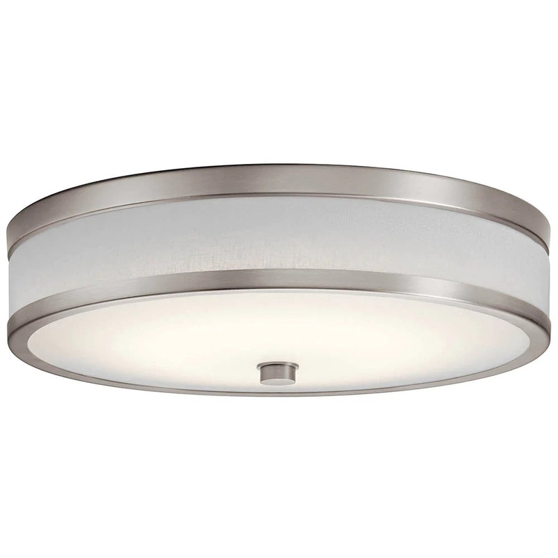 Kichler Pira 15″ LED Flush Mount Champagne 11303CPLED
