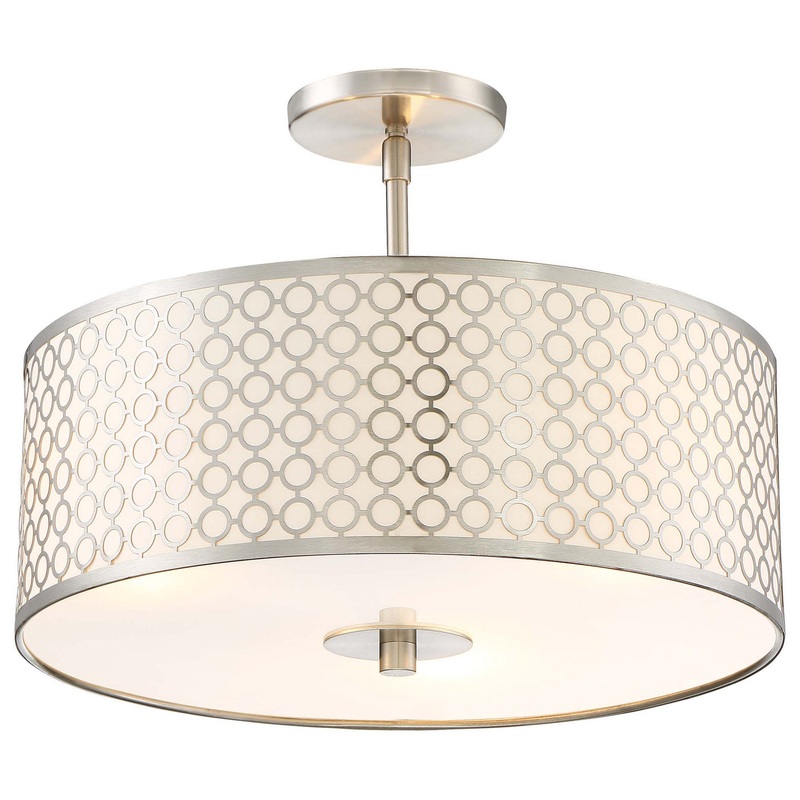 Dots Semi Flush Ceiling Light