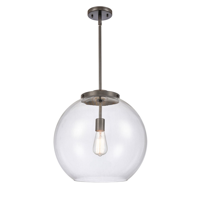Innovations Lighting Athens 1 Light 13.75″ Pendant 221-1S-OB-G122-16-LED