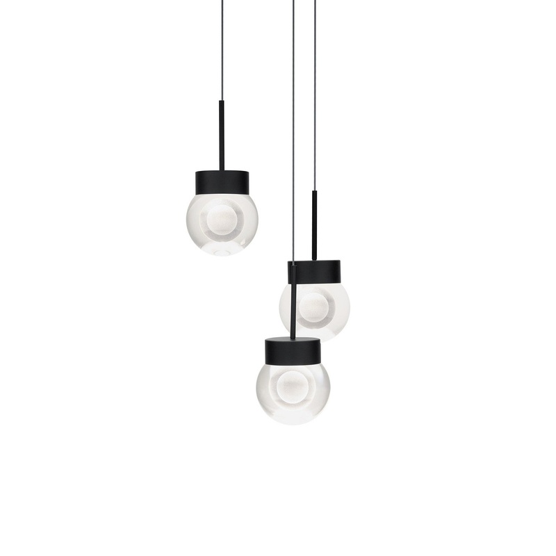 Double Bubble Round Multi Light Pendant