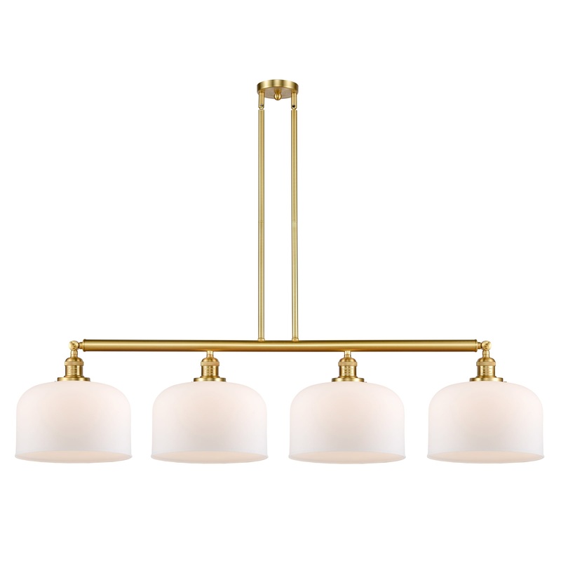 Innovations Lighting X-Large Bell 4 Light Island Light Part Of The Franklin Restoration Collection 214-SG-G71-L-LED