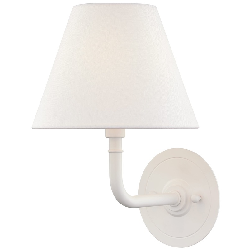 Signature No. 1 White Wall Sconce