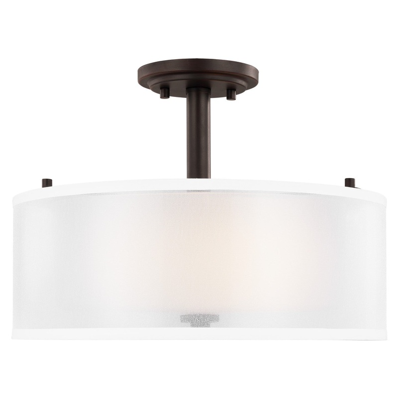 Elmwood Park Semi Flush Ceiling Light