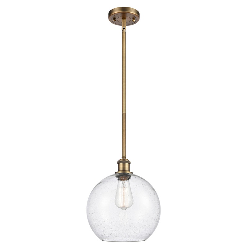 Innovations Lighting Athens 1 Light 10″ Mini Pendant 516-1S-BB-G124-10-LED