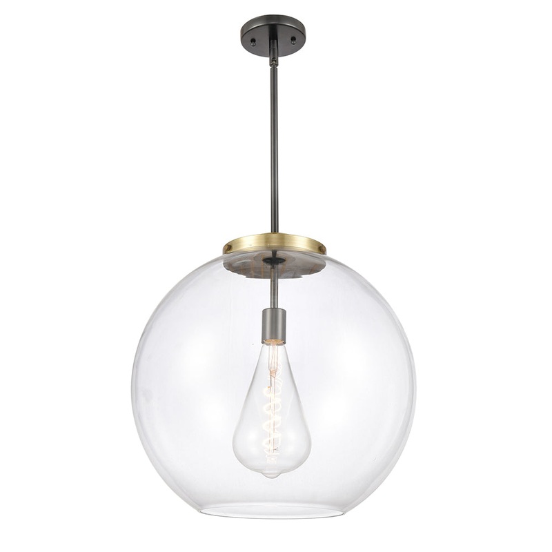 Innovations Lighting Athens 1 Light 13.75″ Pendant 221-1S-BAB-G122-18-LED