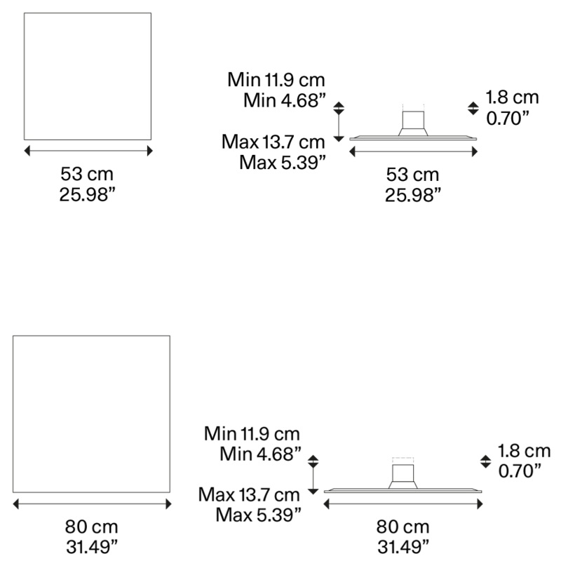 Puzzle Mega Square Wall / Ceiling Light