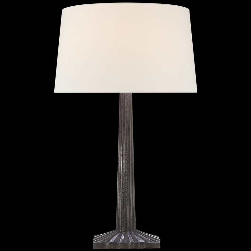 Strie Fluted Column Table Lamp