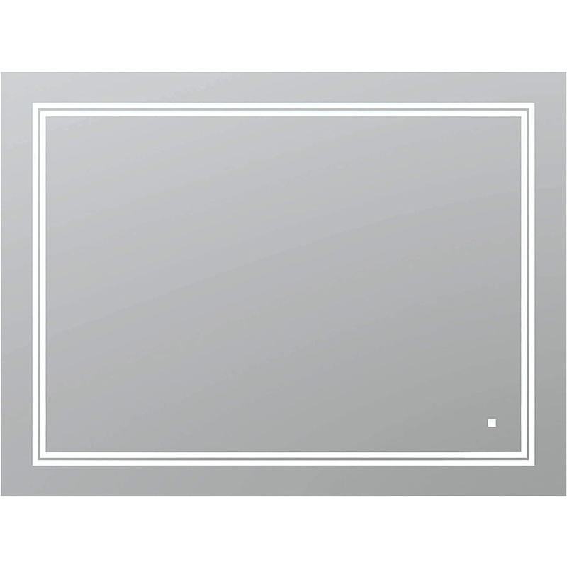 Aquadom Soho LED Bathroom Vanity Acrylight Technology Fog Free Touch Button Dimmable Wall Mounted Make Up and Shaving Bedroom Mirror IP54 Moisture Resistant S-4036