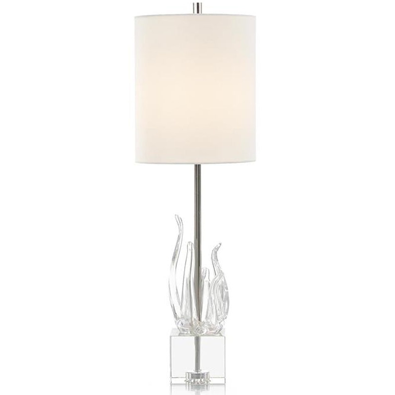 Glass Sculpture Table Lamp