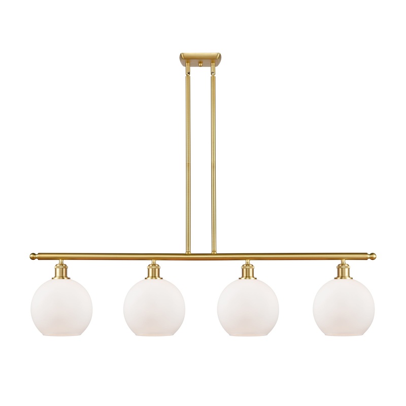 Innovations Lighting Athens 4 Light 48″ Island Light 516-4I-SG-G121-8-LED