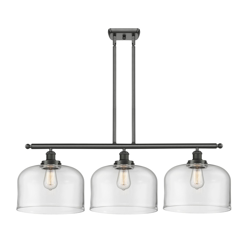 Innovations Lighting X-Large Bell 3 Light Island Light Part Of The Ballston Collection 916-3I-OB-G72-L-LED