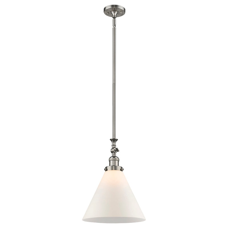 Innovations Lighting X-Large Cone 1 Light Mini Pendant Part Of The Franklin Restoration Collection 206-SN-G41-L-LED