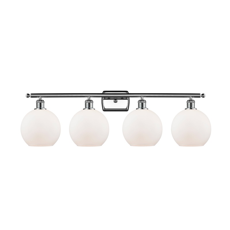 Innovations Lighting Athens 4 Light 36″ Bath Vanity Light 516-4W-PC-G121-8-LED