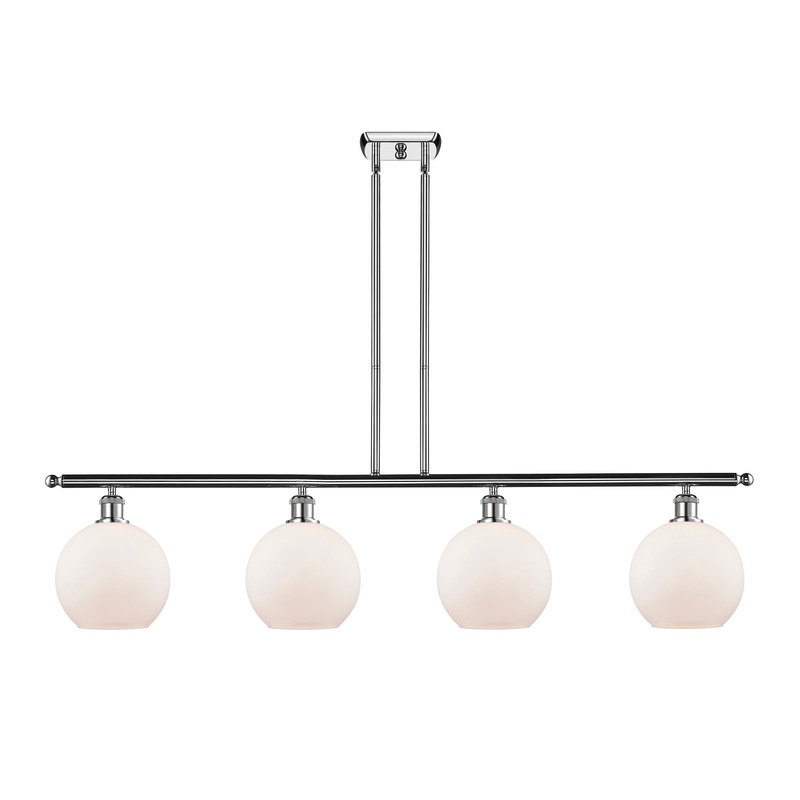 Innovations Lighting Athens 4 Light 48″ Island Light 516-4I-PC-G121-8-LED