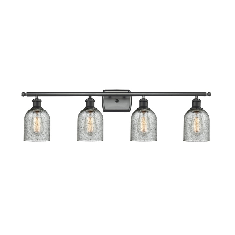 Innovations Lighting Caledonia 4 Light Bath Vanity Light Part Of The Ballston Collection 516-4W-BK-G257-LED