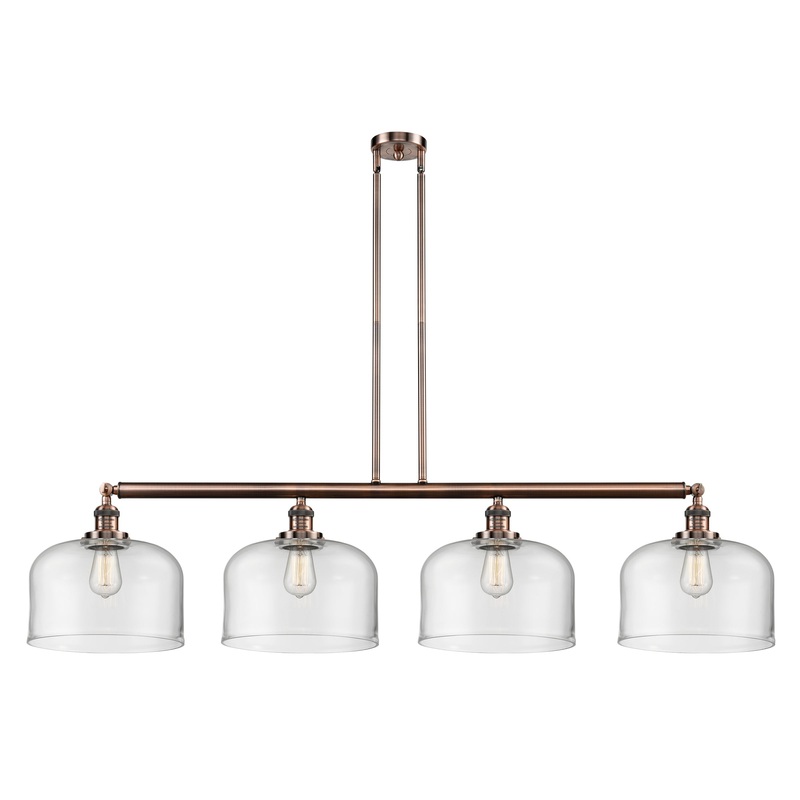 Innovations Lighting X-Large Bell 4 Light Island Light Part Of The Franklin Restoration Collection 214-AC-G72-L
