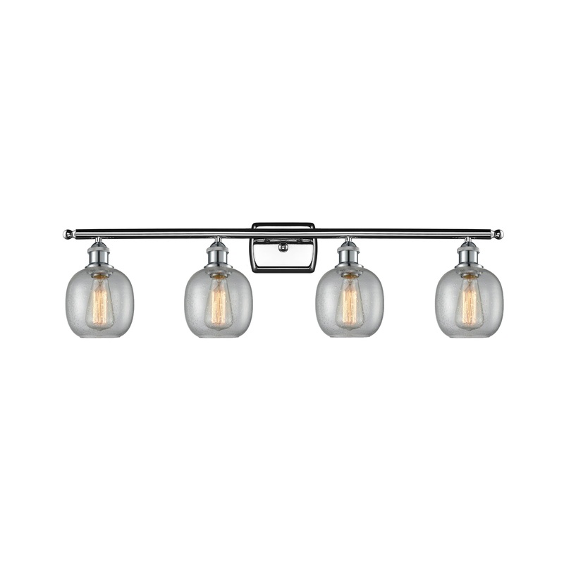 Innovations Lighting Belfast 4 Light Bath Vanity Light Part Of The Ballston Collection 516-4W-PC-G104