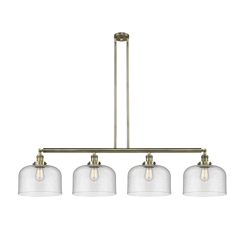 Innovations Lighting X-Large Bell 4 Light Island Light Part Of The Franklin Restoration Collection 214-AB-G74-L-LED