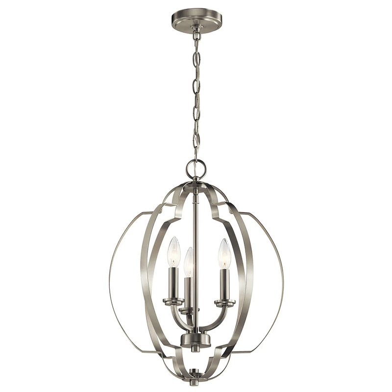 Kichler Voleta 20.75″ 3 Light Pendant 42140NI