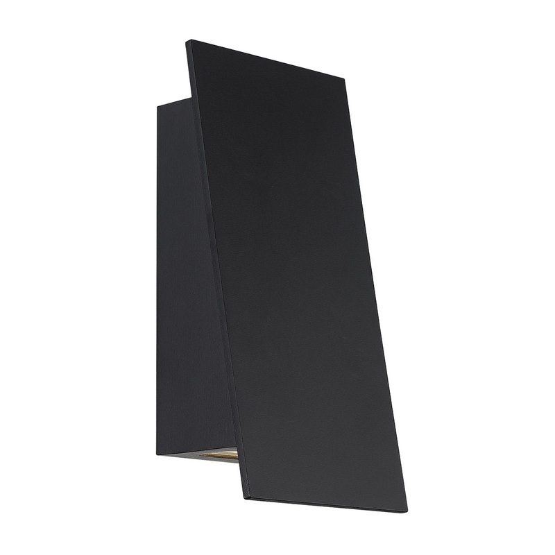 Slant Outdoor Dark Sky Wall Light